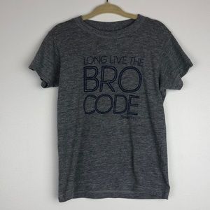 Mama Said Tees l Long Live the Bro Code Gray Tee